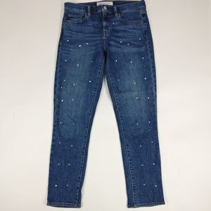 GAP Best Girlfriend Embellished Ankle Jeans Sz 25